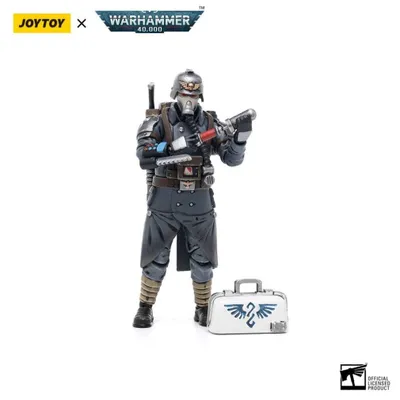 Productafbeelding van Warhammer 40k actiefiguur 1/18, Death Korps of Krieg, veteranenpeloton, soldaat, medic, 10 cm