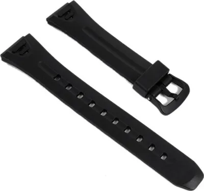Produktbild von Casio Collection Uhrenarmband 16mm Resin schwarz LW-S200H-1AEF LW-S200