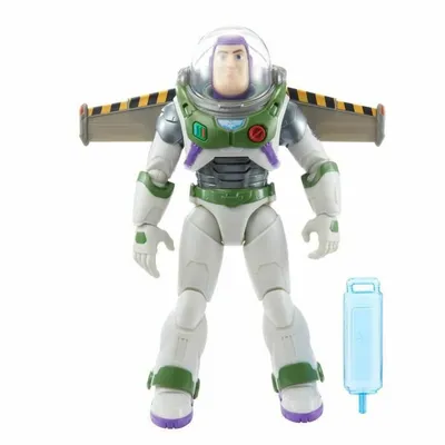 Immagine prodotto di Mattel HJJ37 Disney Pixar Capitano Buzz Lightyear Toy Story: action figure snodabile e parlante con propulsione a reazione e suoni, 30 cm, figura da collezione, gadget per fan, lingua: francese