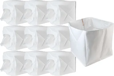 Produktbild von vhbw 10x Membranfilter kompatibel mit Kärcher NT 27/1 ADV, NT 27/1 ME ADV, NT 351 Eco, NT 27/1 Me Advanced Staubsauger - Stofffilter-Set Weiß