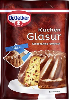 Produktbild von Dr. Oetker Kuchenglasur - HELL - 150gr