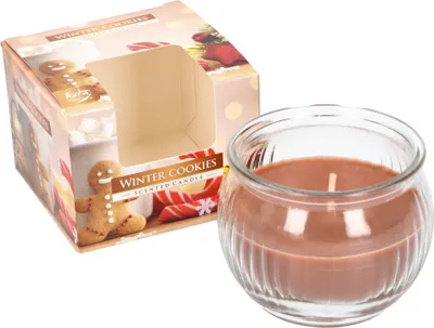 Zdjęcie produktu dla KOTARBAU® Swieca zapachowa Swieca zapachowa w szkle Zimowe ciasteczka Czas palenia do 28 godzin Prezenty o przyjemnym zapachu Aromaterapia Swiece dekoracyjne