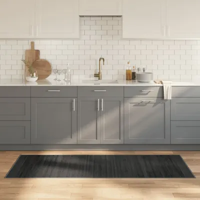 Immagine prodotto di Tappeto rettangolare grigio 70x200 cm Bamboo