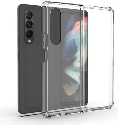 Produktbild von Für Samsung Galaxy Z Fold4 5G Design Hart Cover Handy Tasche Hülle Etuis Transpa