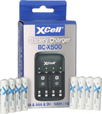 Zdjęcie produktu dla Ładowarka BC-X500 do akumulatorów NiMH + 8x AAA (Micro) 1.2V 1150mAh
