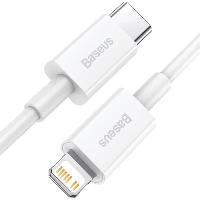 Obrázok produktu pre Kábel USBC-IPHONE 5< biely 2m 20W BASEUS