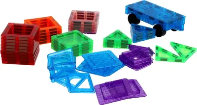 Obrázek produktu pro Magnetické stavebnice 45 kusů 6,5 cm