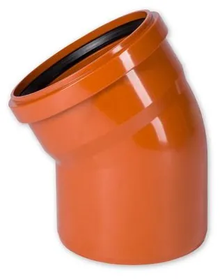 Produktbild von KG Bogen DN 200 30° KGB Winkel Kunststoff Abwasserrohr Abflussrohr Kanalrohr