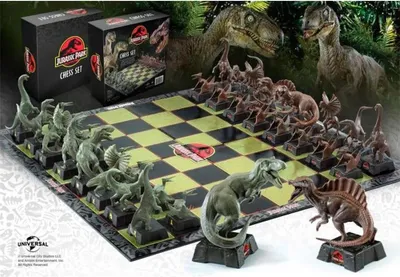 Obrázek produktu pro Šachová sada Jurský park Dinosauři
