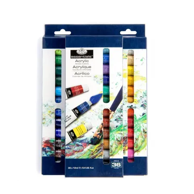 Immagine prodotto di Royal & Langnickel Set di colori acrilici essenziali, 36 x 12 ml