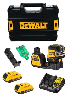 Zdjęcie produktu dla Samopoziomujący DeWALT DCE088NG18D2T (2 x 2,0 Ah + DCB107 + TSTAK II)