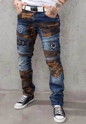 Produktbild von CD859 Herren Jeans in ausgefallenem Look