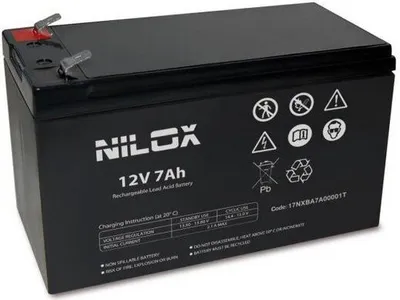 Immagine prodotto di Nilox Batteria UPS 12V 7Ah Ermetica al Piombo per Computer 17NXBA7A00001T