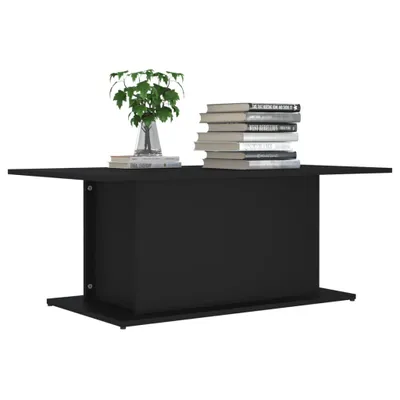 Produktbild von "im Sonderangebot"Couchtisch - CLORIS - Wohnzimmertisch - Robust und langlebig - Schwarz 102x55,5x40 cm Holzwerkstoff - NeuMöbel2671703