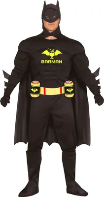 Imagen del producto de Disfraces de superhéroe: conjunto de capa y accesorios para fiestas, estilo cómic, ideal para personajes de aventuras. Talla: 48-50 (M). Color: