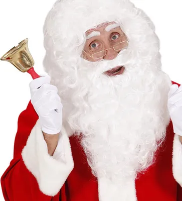 Produktbild von Santa's Maxi Bart in Weiß - Weihnachtsmann Bart