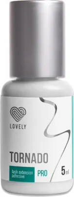 Produktbild von Wimpernkleber für Wimpernverlängerung Einzelwimpern von Lovely, Tornado 5ml