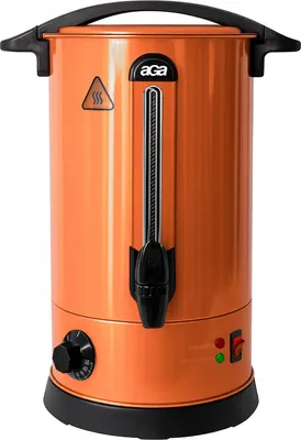 Produktbild von Aga Glühweinkocher 8 l Orange  Einkochautomat aus Edelstahl Glühweinkessel Glühweinautomat Heißgetränkeautomat Heißwasserspender