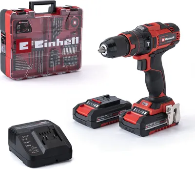 Zdjęcie produktu dla Wiertarko-wkrętarka akumulatorowa Einhell TE-CD 18/40 Li-i Set