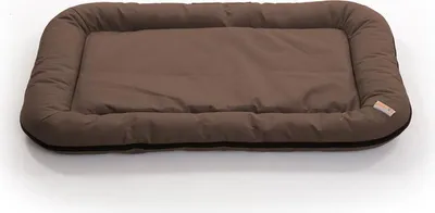 Produktbild von Hundebett Hundekissen Hundekorb 80x105 cm Haustierbett Korb Teflon Dunkelbraun