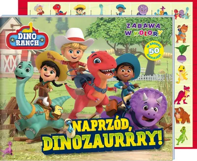 Produktbild von Dino Ranch. Kolorowanka z naklejkami dla dzieci