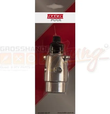 Produktbild von Stecker 7-polig, 12V, Metall, steckbar