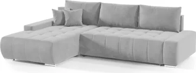 Produktbild von FEDVE Ecksofa Eckcouch DHAKA L Form Sofa mit Schlaffunktion Bettkästen Couch Sofagarnitur Links