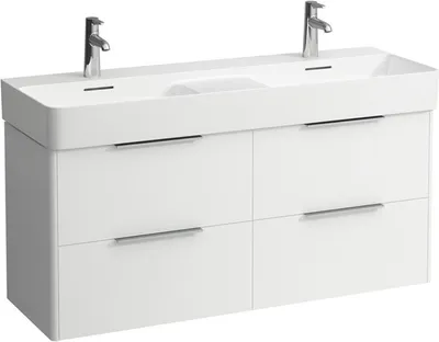 Produktbild von LAUFEN Laufen Waschtischunterbau VAL 520x1180x390mm weiß matt