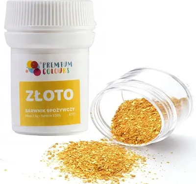 Produktbild von Potravinářský Třpytivý Prášek Zlatý Pro Dortovou Zmrzlinu