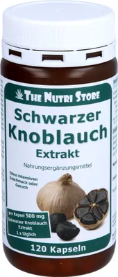 Produktbild von Schwarzer Knoblauch Extrakt 500 mg Kapseln, 120 St KAP