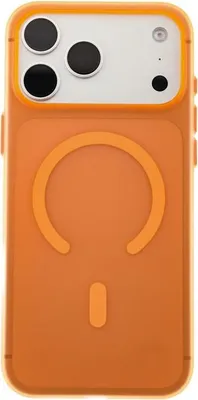 Produktbild von Dünne Handyhülle Bumper mit Magnetring kompatibel mit iPhone 17 Orange