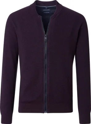 Image de Veste en tricot pour hommes en couleur unie