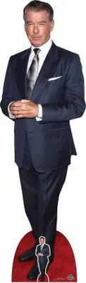 Produktbild von Celebrity Pappaufsteller (Stand Up) - Pierce Brosnan (186 cm)