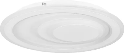Produktbild von EGLO LED Deckenleuchte Palagiano 1, runde Deckenlampe, Deckenbeleuchtung aus Metall und Kunststoff in Weiß, Lampe in neutralweiß, Ø 38 cm