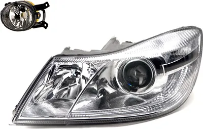 Produktbild von Scheinwerfer kompatibel zu Skoda Octavia 1Z 09-13 H1 H7 Li. + Nebelsche. 1Z1941017S 1Z1941015F 1Z0941701D Johns