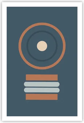 Produktbild von Poster - Poster ohne Rahmen - Abstrakt modern Muster - 61x91,5 cm - Wand Bild - Wanddeko - Wandbilder - Kunstposter - Wandposter - Bilder - Kunstdruck - Wanddekoration - Wandbild - P2XPA61x91-4567