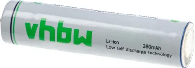 Produktbild von vhbw Akku AAA Micro für diverse Geräte - Akkuzelle, 280 mAh, 1,5 V, Li-Ion