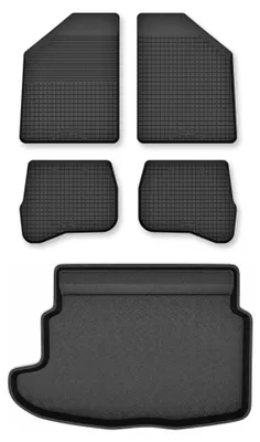 Obrázek produktu pro Vaničkové autokoberce + vana kufru pro: Toyota Corolla E11 1997-2001 hatchback 5 ks