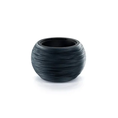 Obrázok produktu pre kvetináč 37,8cm FURU BOWL DBFUK400-S433 antracit plastový PROSPERPLAST