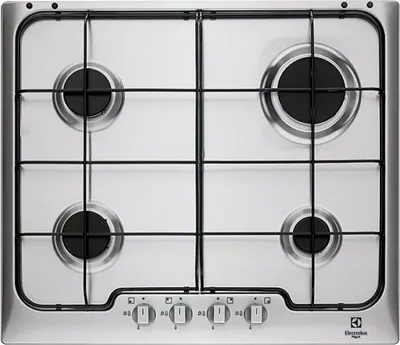 Produktbild von Electrolux PX640XV Kochfeld Silber, Edelstahl Integriert Gas 4 Brenner