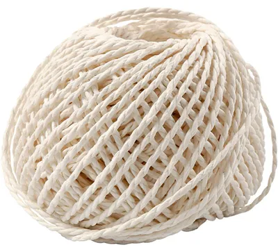 Produktbild von Papiergarn, Dicke 2,5-3 mm, Weiß, 150 g, 40 m/ 1 Knäuel [HOB-41726]