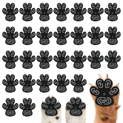 Imagen del producto de 28 protectores para patas de perro, antideslizantes y autoadhesivos (talla S)