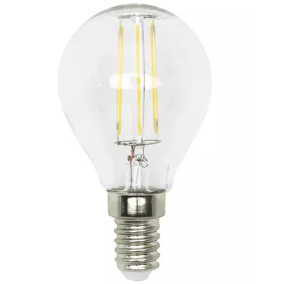 Produktbild von Lightme LM85133 Lustre FIL E14 4W 827 LED-Tropfen, Sockel E27, 4 Watt, Warmweiß, 2700 K,