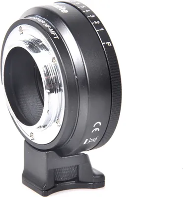 Zdjęcie produktu dla Commlite CM-NF-MFT, Nikon F, Nikon F, Czarny, Srebrny, Nikon F, M4/3 mount, 86 mm, 200 g