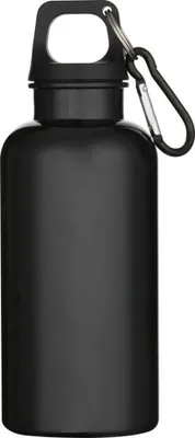 Imagen del producto de Floso - Botella de agua "Oregon", de un solo color, fabricada con plástico reciclado, con mosquetón, 400 ml, modelo PF4986 (talla única) ()