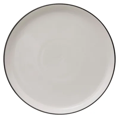 Produktbild von Speiseteller ALIX mit schwarzem Rand, Ø 27 cm