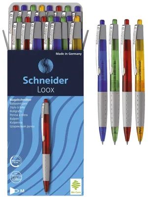 Obrázok produktu pre Schneider Schreibgeräte 20 Schneider Kugelschreiber LOOX farbsortiert Schreibfarbe blau