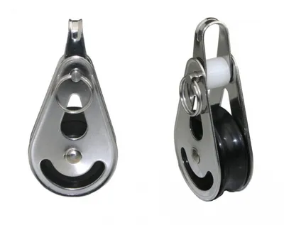 Produktbild von Block Miniblock Umlenkrolle Seilrolle Edelstahl mit Bügel 6mm