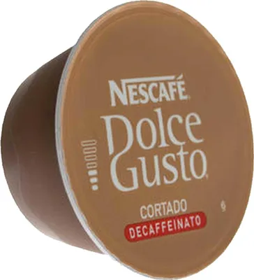 Produktbild von Kaffeekapseln NESCAFE Dolce Gusto Cortado Espresso Macchiato entkoffeiniert 16 Getrnke