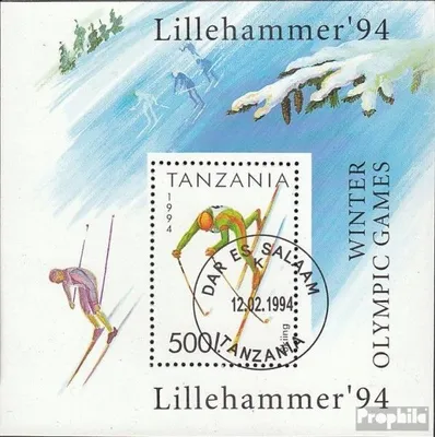 Produktbild von Briefmarken Tansania 1994 Mi Block239 (kompl.Ausg.) gestempelt Olympische Winterspiele 94